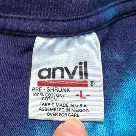 Vintage 90s Swirl Tie‎ Dye That 70's Show FOX Rainbow Psychedelic Mens L T-Shirt - Picture 3 of 9